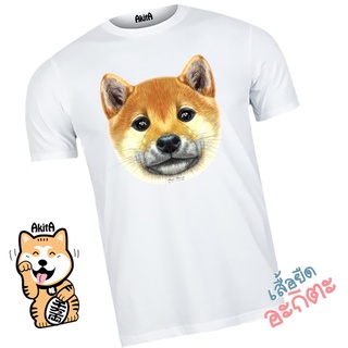 เสื้อชืดลายหมาชิบะ Shiba dog T-shirt