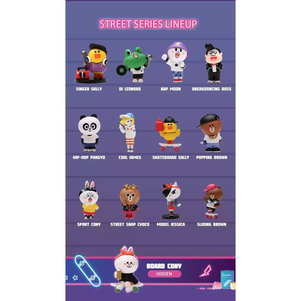 ขายแยก-popmart-line-friends-street-series