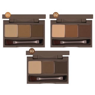 สินค้า ✅ถูก/แท้ MEILINDA 3D Brow powder palette (เขียนคิ้วแบบฝุ่น) MC3109