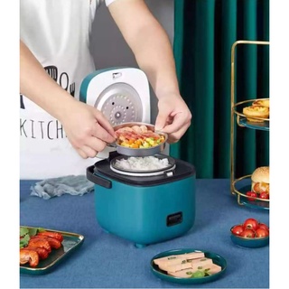 สินค้า หม้อหุงข้าวไฟฟ้า หม้อหุงข้าว 1.2 ลิตร + ซึ้งนึ่ง Smart Mini Rice Cooker