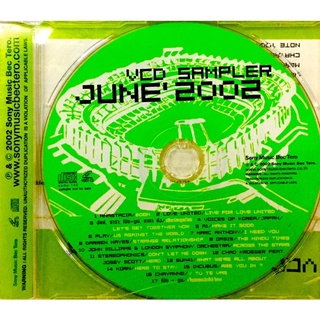 Vcdเพลง💚Sampler June 2002💚ลิขสิทธิ์แท้ แผ่นใหม่มือ1