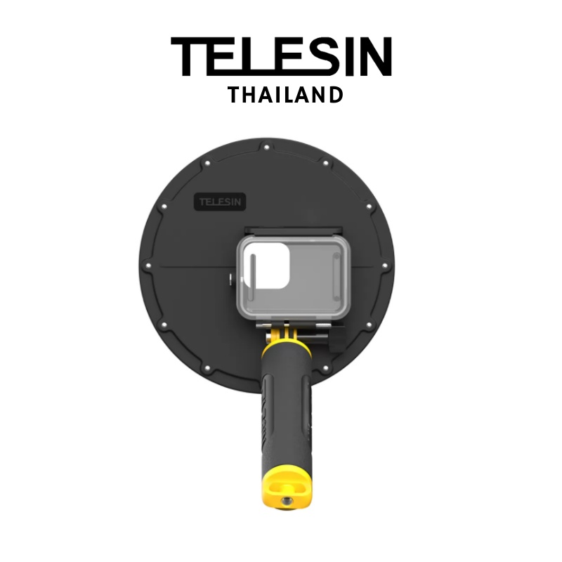 ภาพหน้าปกสินค้าโดมกันน้ำพร้อมที่จับและปุ่ม Control Telesin Gopro 11/10/9 จากร้าน telesin_official บน Shopee