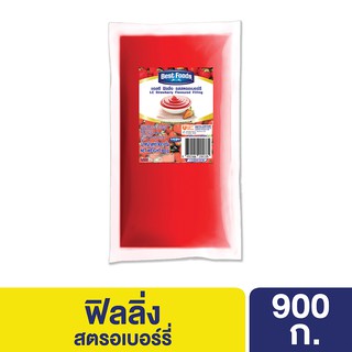 สินค้า [599.- ลดค่าส่ง] เบสท์ฟู้ดส์ แอล ซี ฟิลลิ่ง สตรอเบอร์รี่ 900 กรัมBest foods Filling Strawberry 900 G