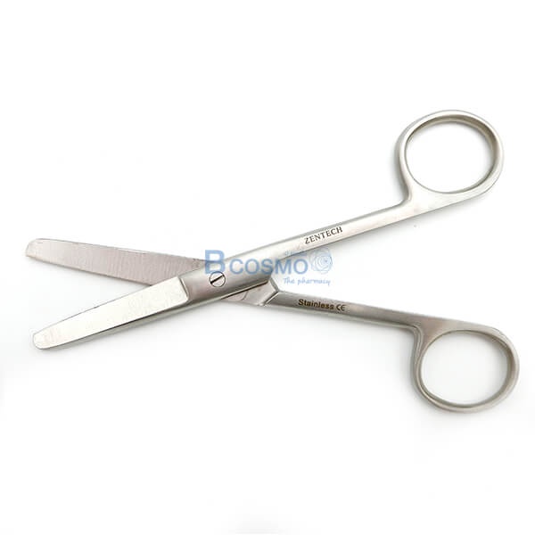 กรรไกรผ่าตัดปลายตรงมน-operating-scissors-str-b-b-13-cm-ผลิตจากสแตนเลส-bcosmo-the-pharmacy