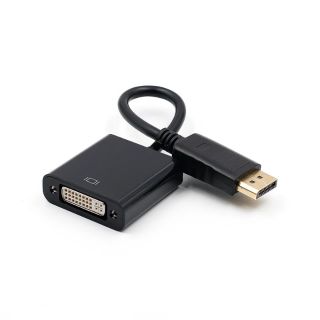 1080P DP to DVI Adapter DisplayPort Display Port to DVI Cable Adapter Converter ชายหญิงสำหรับ Monitor Projector แสดง