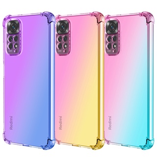 เคสโทรศัพท์มือถือ ซิลิโคนนิ่ม Tpu ใส กันกระแทก ไล่โทนสี สําหรับ XIAOMI Redmi Note 9 8 7 Pro 5G Redmi Note 9T 8T 7