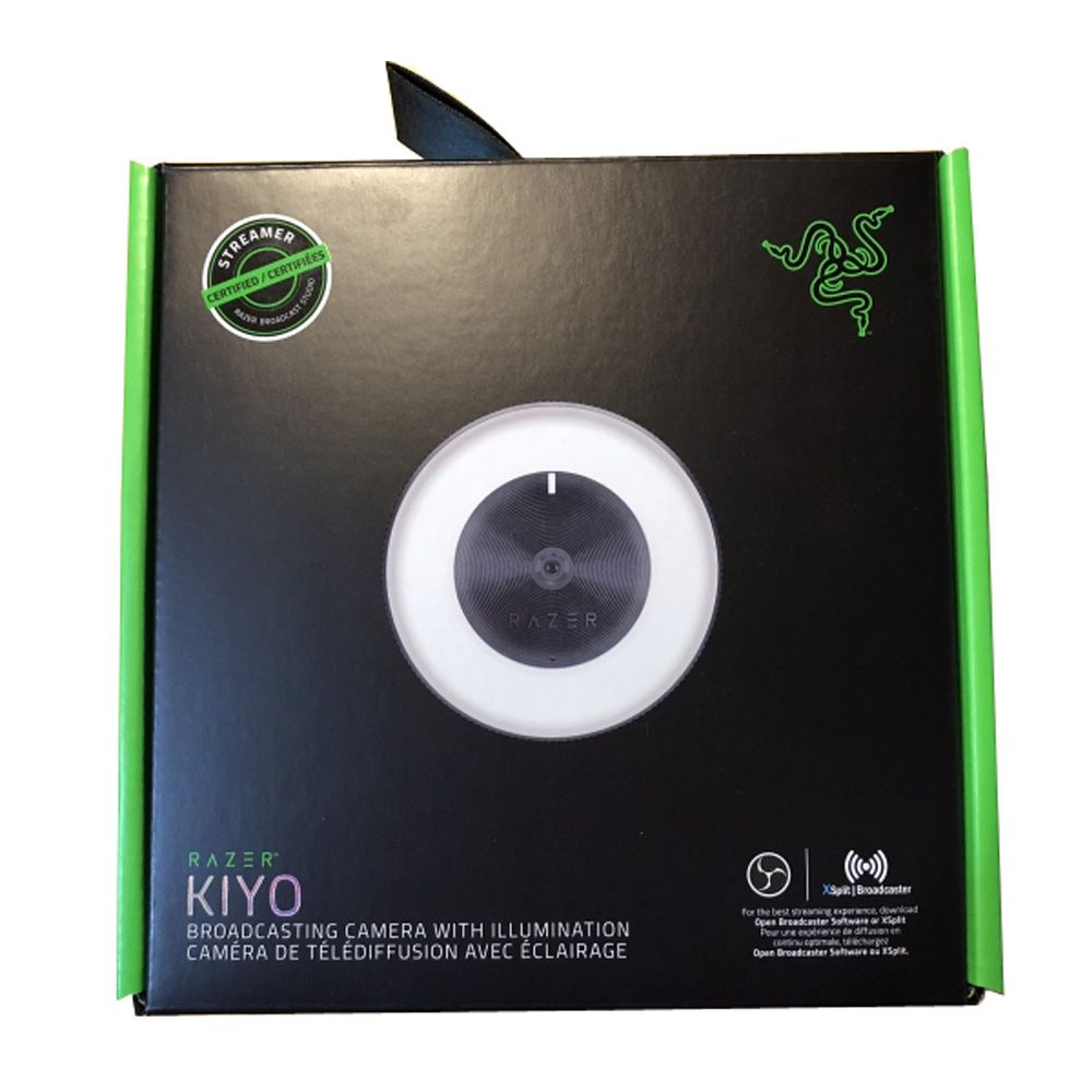 Maustrap Razer Kiyo - Streaming Camera with Ring Lighting (USB Webcam, HD