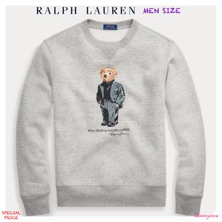 RALPH LAUREN SUIT BEAR FLEECE SWEATSHIRT ( MEN SIZE )