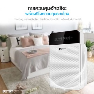 ภาพขนาดย่อของภาพหน้าปกสินค้าAir Purifier กรองฝุ่น ควัน กลิ่น แก้ภูมิแพ้ ไรฝุ่น สำหรับห้อง 32 ตร.ม. ปุ่มภาษาไทย กรอง อากาศ จากร้าน comnet บน Shopee