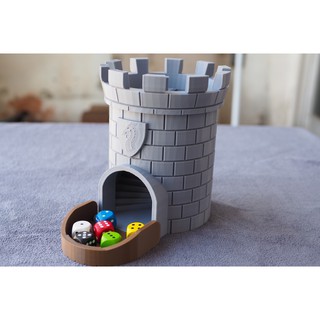 [Plastic] Dice Tower with Secret Chamber for Dice Storage - หอคอยทอยเต๋า