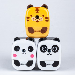 กบเหลาดินสอลายการ์ตูน  กบเหลาดินสอสี กบเหลาน่ารัก. Cartoon pattern pencil sharpener.