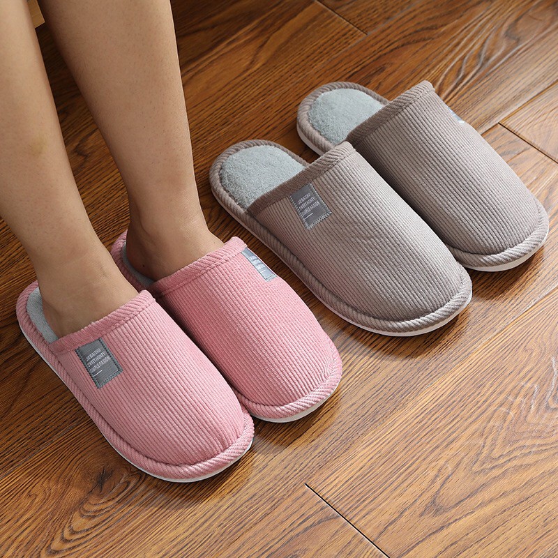 ภาพสินค้ารองเท้าใส่ในบ้าน รองเท้า สลิปเปอร์ พื้นยาง กันลื่น slipper สีพื้น (JIE) จากร้าน sy_shop899 บน Shopee ภาพที่ 4