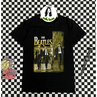 เสื้อยืดวินเทจวง The Beatles แฟชั่นวินเทจยุค90 ราคาถูก