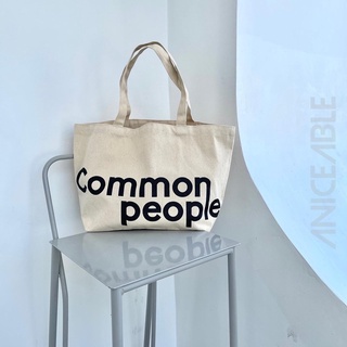 ANICEABLE กระเป๋าผ้า Common people Unisex tote bag