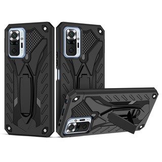 รุ่นใหม่ Case Xiaomi Redmi Note10 ( ไม่มีสแกนข้าง ) เคสเสี่ยวมี่ เคสหุ่นยนต์ Robot case เคสไฮบริด มีขาตั้ง เคสกันกระแทก