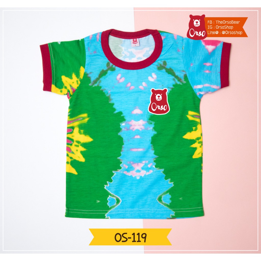 ภาพหน้าปกสินค้าเสื้อครอบครัว เสื้อลายดอก เสื้อเด็ก รหัส OS-119