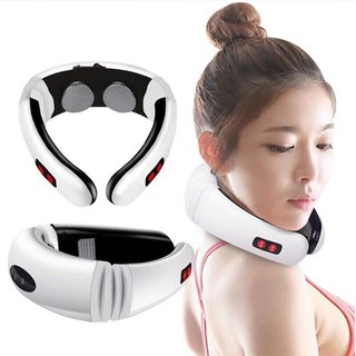 ⭐Neck Massager⭐ เครื่องนวดคอไฟฟ้า ระบบอินฟาเรด บรรเทาอาการปวดเมื่อย ที่นวดคอ ผ่อนคลาย ที่นวดคอ