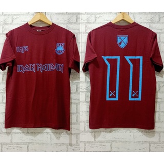 [S-5XL] เสื้อยืด ลาย Iron Maident West Ham