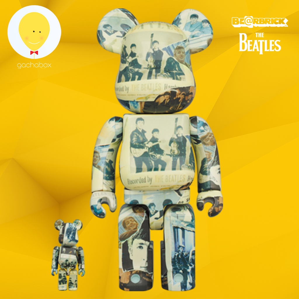 gachabox Bearbrick The Beatles Anthology 100%+400% แบร์บริค gachabox Bearbrick The Beatles Anthology 100%+400% แบร์บริค
