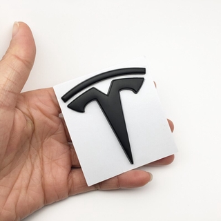 ภาพขนาดย่อของภาพหน้าปกสินค้าสติกเกอร์โลหะ ลายโลโก้สัญลักษณ์ 3D สําหรับติดตกแต่งรถยนต์ Tesla Model S Model X จากร้าน chepinshangcheng1.th บน Shopee ภาพที่ 1