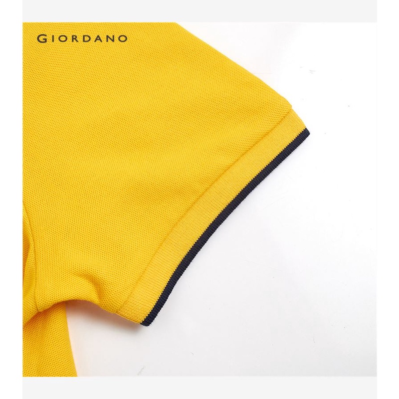 จิออดาโน-เสื้อโปโลผู้ชาย-giordano-mens-contrast-tipping-polo01019018