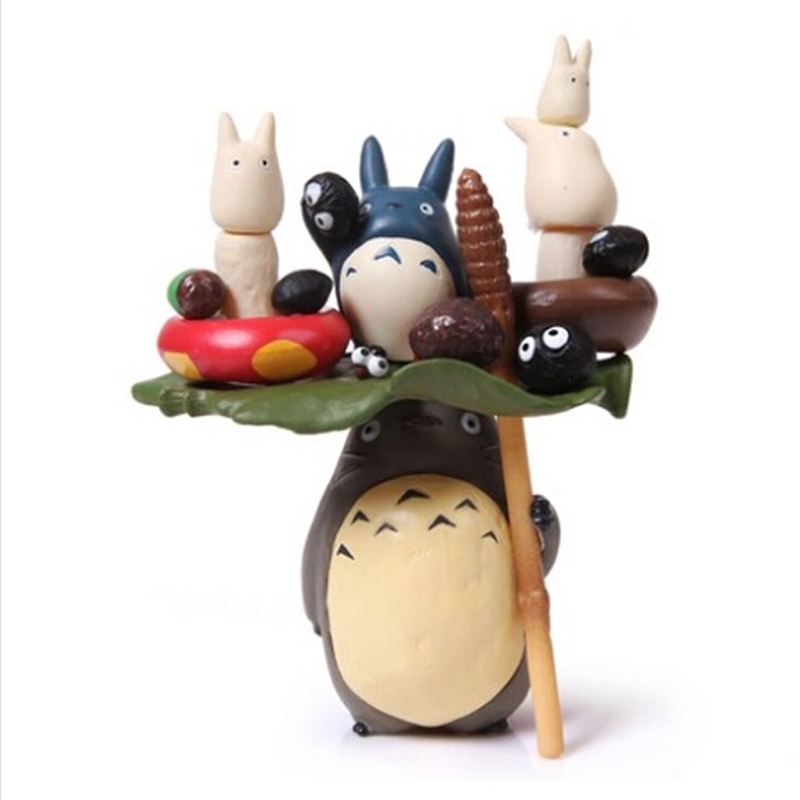 ฮายาโอะมิยาซากิ-ghibli-totoro-เพื่อนบ้านของฉัน-totoro-เพลงซ้อนชั้นภูมิทัศน์ตกแต่งตุ๊กตาตกแต่ง