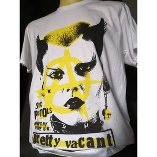 เสื้อยืดผ้าฝ้ายพิมพ์ลายเสื้อวงนำเข้า Sex Pistols Soo Catwoman Anarchy in the UK Pretty Vacant Punk Rock Retro Style Vint