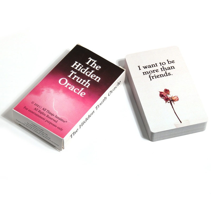 BS * The Hidden Truth Cards Deck Full English Tarot Deck Cards สําหรับ