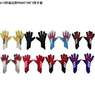 สินค้า 【Free Shipping】Adidas Football Sports Goalkeeper Gloves Half Latex Sarung Tangan Penjaga Gol Bola Sepak Goalie Gloves Mens Soccer