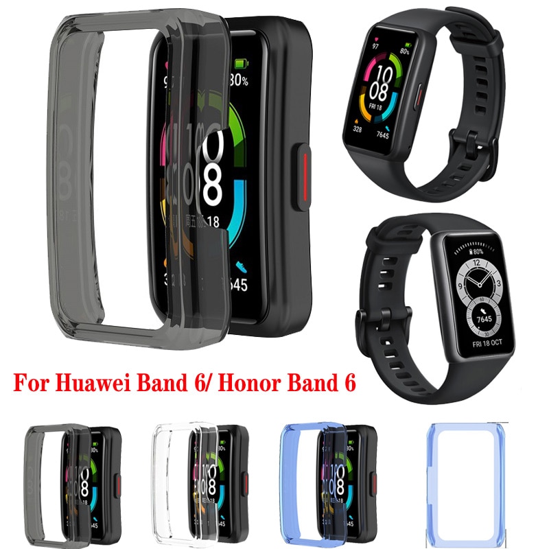 ภาพหน้าปกสินค้าเคสนาฬิกา TPU นิ่ม สำหรับ Huawei Band 6 / Honor Band 6 เคสซิลิโคนกันกระแทก
