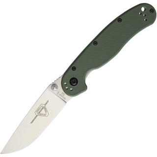 มีดพับ Ontario RAT Model 2 Folding Knife D2 Satin Plain Blade, OD Green Nylon Handles (8828OD)