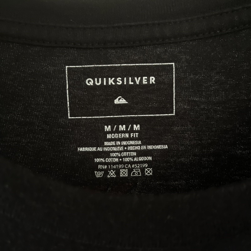 quiksilver-เสื้อยืดมือสองของแท้-พร้อมส่ง