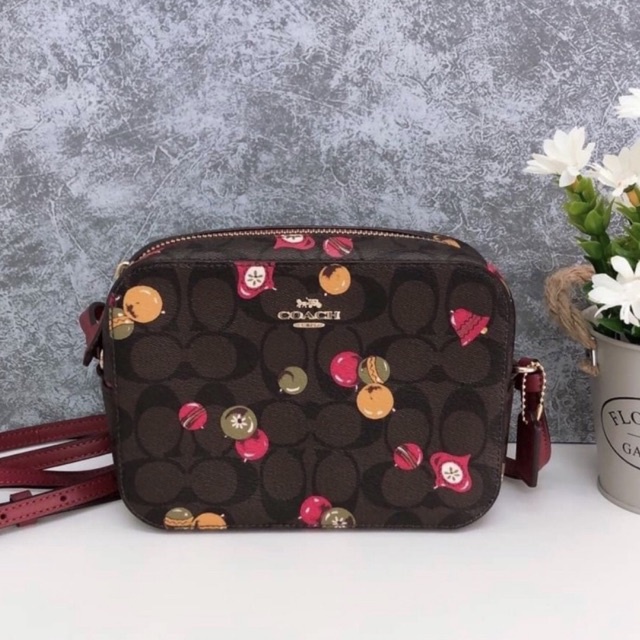 สด-ผ่อน-ครอสบอดี้-ทรงกล่อง-coach-c6904-mini-camera-bag-in-signature-canvas-with-ornament-print