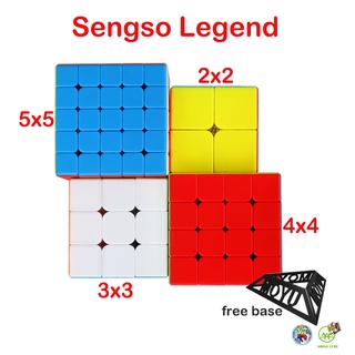 Shengshou Legend ลูกบาศก์ความเร็ว 2x2 3x3 4x4 5x5 ไร้สติกเกอร์ สําหรับผู้เริ่มต้น