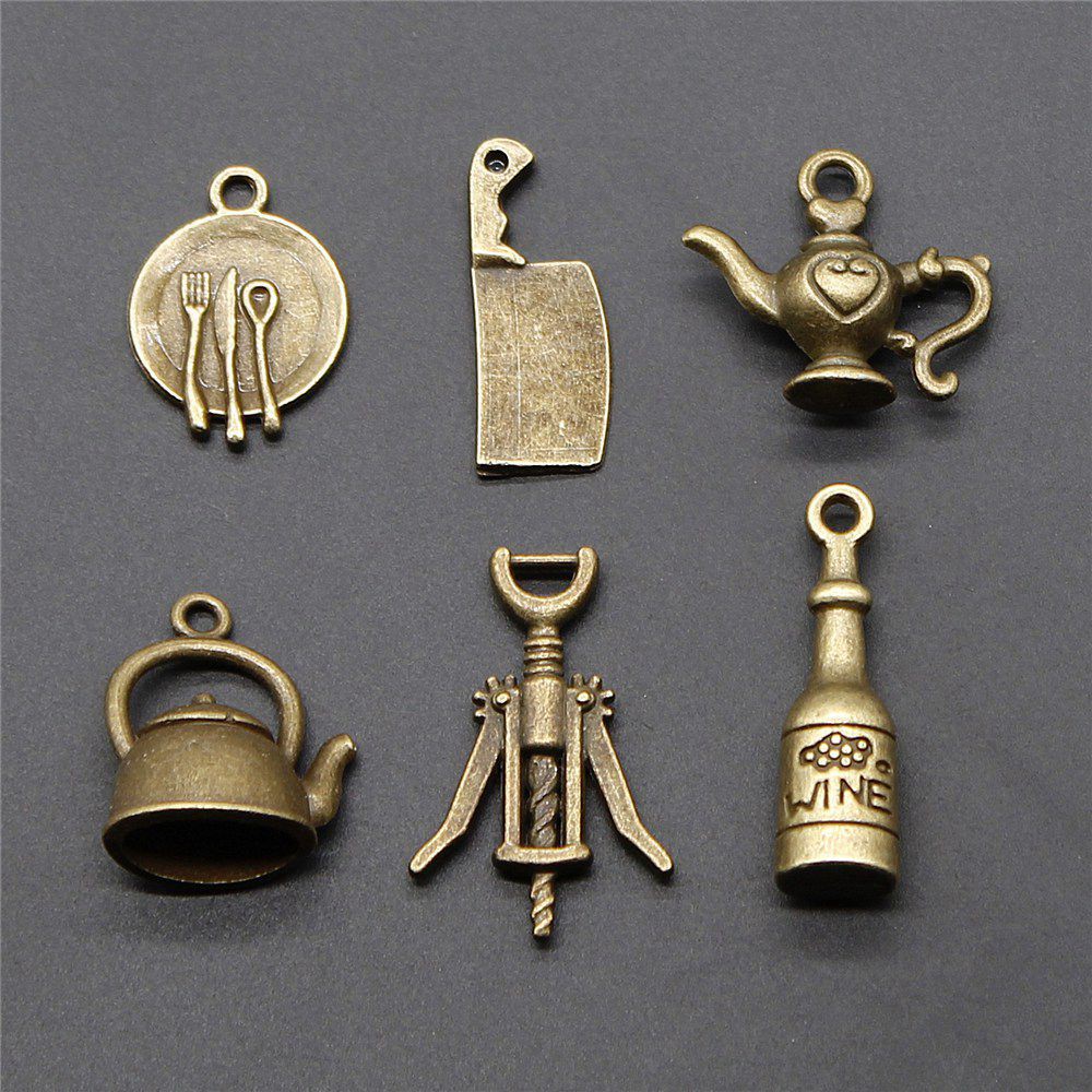 ภาพหน้าปกสินค้าCup And Tea Charms Diy Fashion Jewelry Accessories Parts Craft Supplies Charms For Jewelry Making จากร้าน queenawu.th บน Shopee
