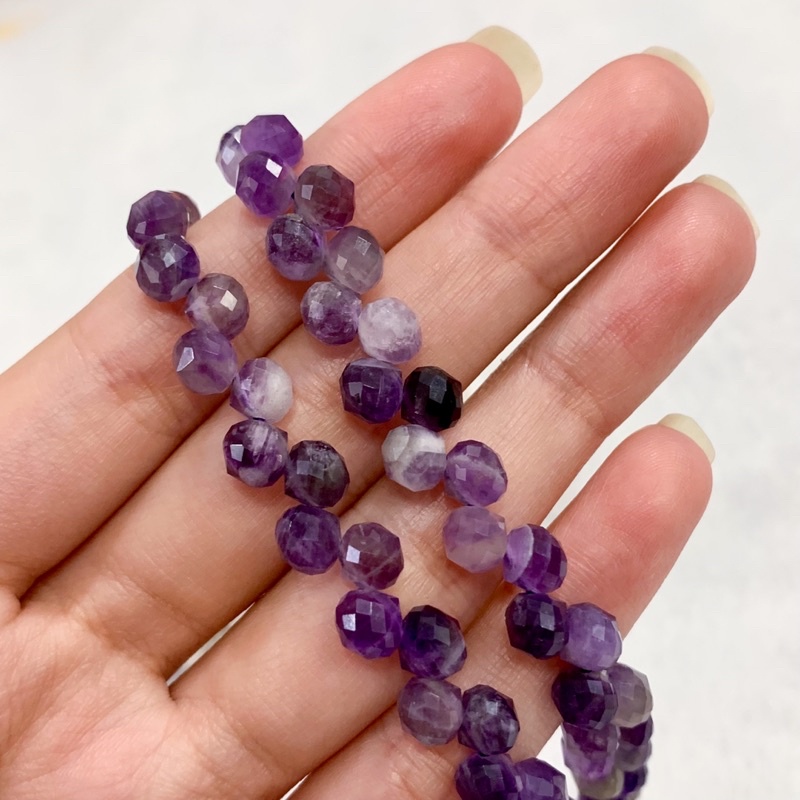 อเมทิสต์-amethyst-ทรงหยดน้ำ-5-มิล-หินธรรมชาติ-เส้นยาว