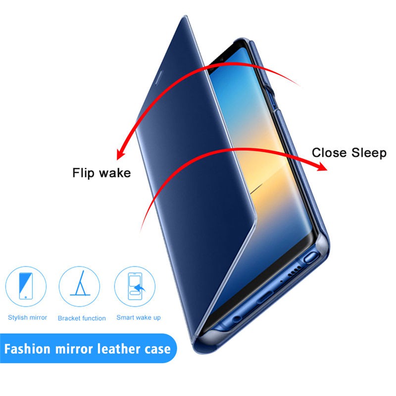 samsung-galaxy-s21-s20-plus-ultra-5g-fe-s21plus-s21ultra-s20plus-s20ultra-s20fe-mirror-surface-phone-case-clear-view-smart-auto-sleep-leather-hard-flip-cover-fashion-casing-stand-holder