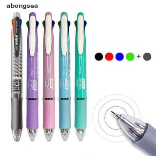 Abongsea 5 In 1 ปากกาลูกลื่น 4 สี อเนกประสงค์ สําหรับสํานักงาน โรงเรียน