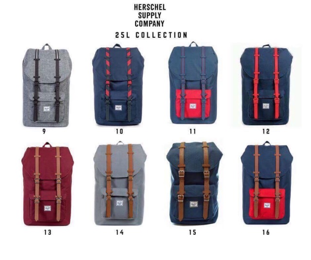 ของแท้100-herschel-little-america