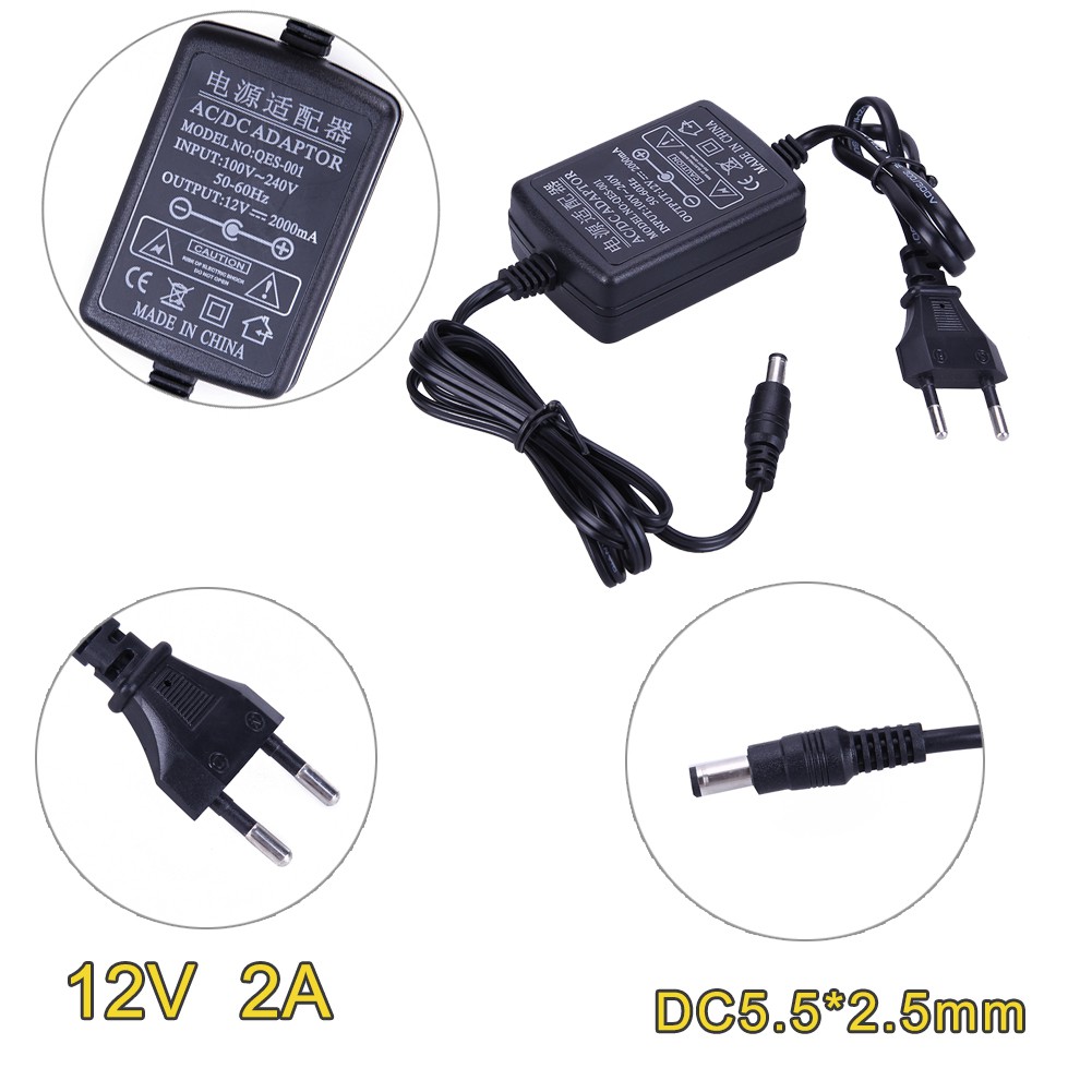 โค้ด-cbel30-ลด-30-พาวเวอร์อะแดปแตอร์แปลง-5-5x2-1-2-5มม-ac-to-dc-power-adapter-12v-2a
