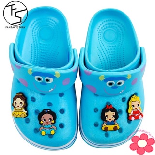 สินค้า   (50 โหมด) Disney Princess Crocs / Jibbitz Chinelo Cotton Crocs In Beautiful Pvc For Crocs รองเท้าแตะ Cotton Crocs In Beautiful For Crocs รองเท้า OHT fashi