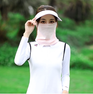 ภาพขนาดย่อของภาพหน้าปกสินค้าPGM Outdoor Skin Care Sports Quick Dry Neck Ice Silk Mask Face Sun Protection UV Blocking Golf Sunscreen Mask จากร้าน sportstore.th บน Shopee ภาพที่ 3
