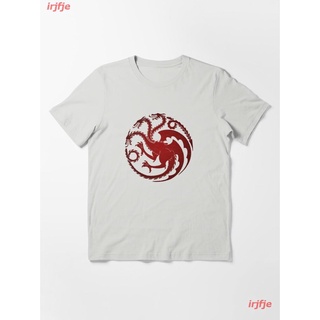 New House-of-dragon Essential T-Shirt เสื้อยืด ดพิมพ์ลาย เสื้อยืดผ้าฝ้าย คอกลม cotton แฟชั่น discount Unisex