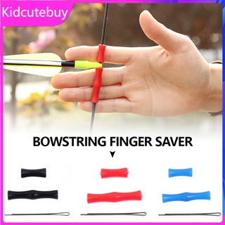 สินค้า KB Bowstring Finger Saver Tab ยิงธนูซิลิโคนปล่อยถุงมือยามป้องกัน Recurve Bow ป้องกันนิ้วมือ