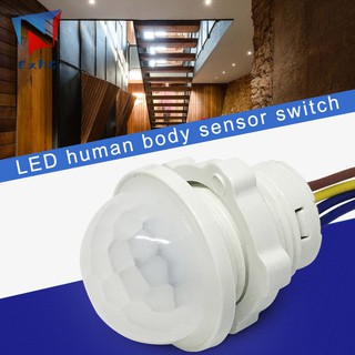 ExhG❤❤❤High quality PIR Infrared Motion Sensor Light Time Delay Adjustable Mode Detector Switch for Home Lighting @TH