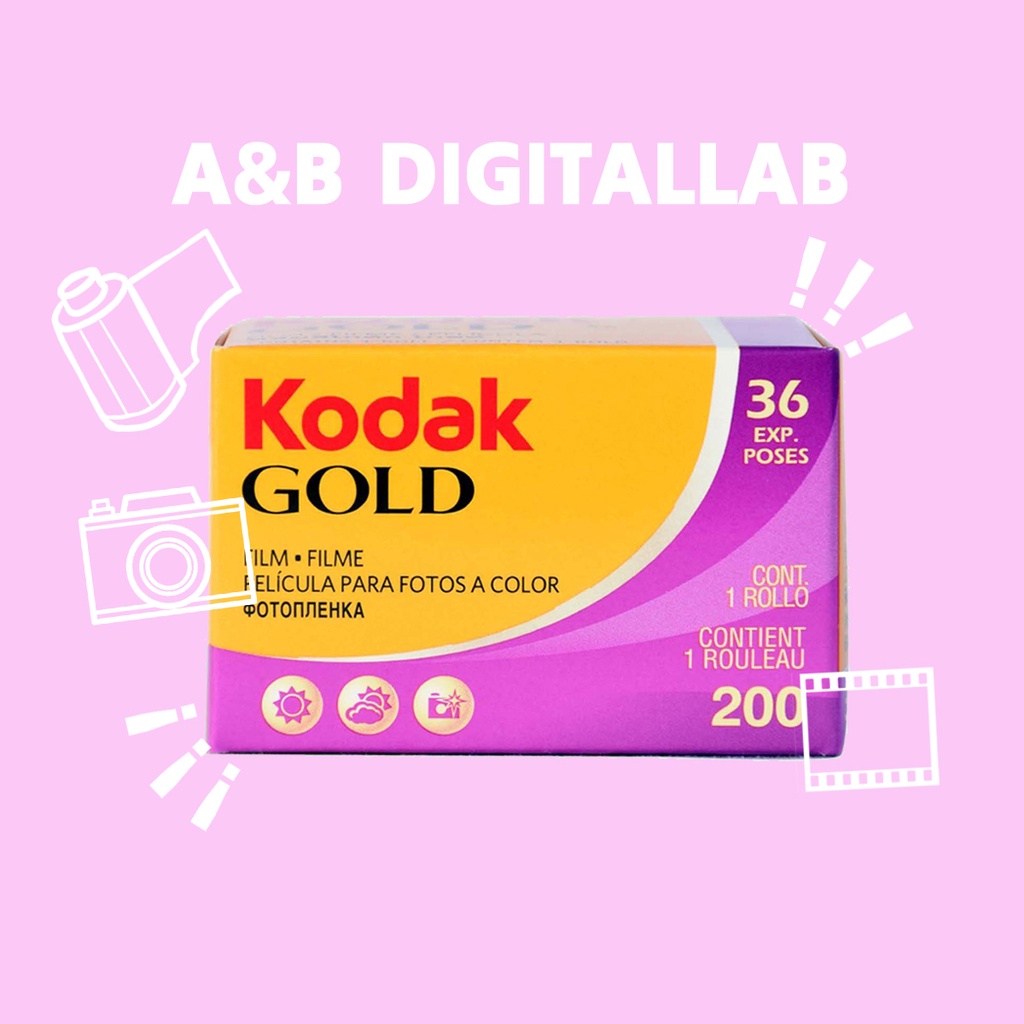 ภาพหน้าปกสินค้าKodak gold 200 36 exp หมดอายุ 03/2025 จากร้าน abdigitallab บน Shopee