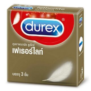 สินค้า ถุงยางอนามัย Durex Fetherlite (ดูเร็กซ์ เฟเธอร์ไลท์)