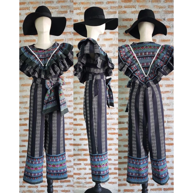 jumpsuit-ผ้าไทย-made-to-order