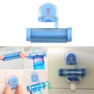 ACT❖Sucker Hanging Rolling Tube Toothpaste Squeezer Facial Cleanser Dispenser