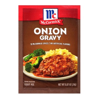 ภาพหน้าปกสินค้าแม็คคอร์มิค เกรวี่ ออนเนียน เครื่องปรุงรสมิกซ์ รสหัวหอม 24 กรัม - Onion Gravy Seasoning Mix 24g McCormick® brand ที่เกี่ยวข้อง